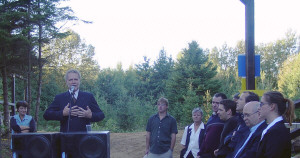 Inauguration de la passerelle du Corridor rcrotouristique de l'Ouest